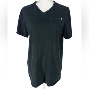 BALDWIN / Black V-Neck T-Shirt / Large